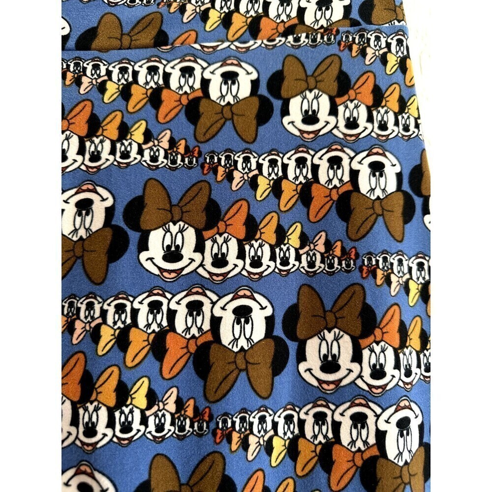 LuLaRoe‎ Blue Mickey Mouse Leggings Disney Woman's One Size Tall & Curvy - Picture 13 of 16